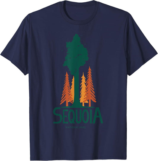 California Sequoia National Park 1890 T-Shirt - T-Shirt | Navy