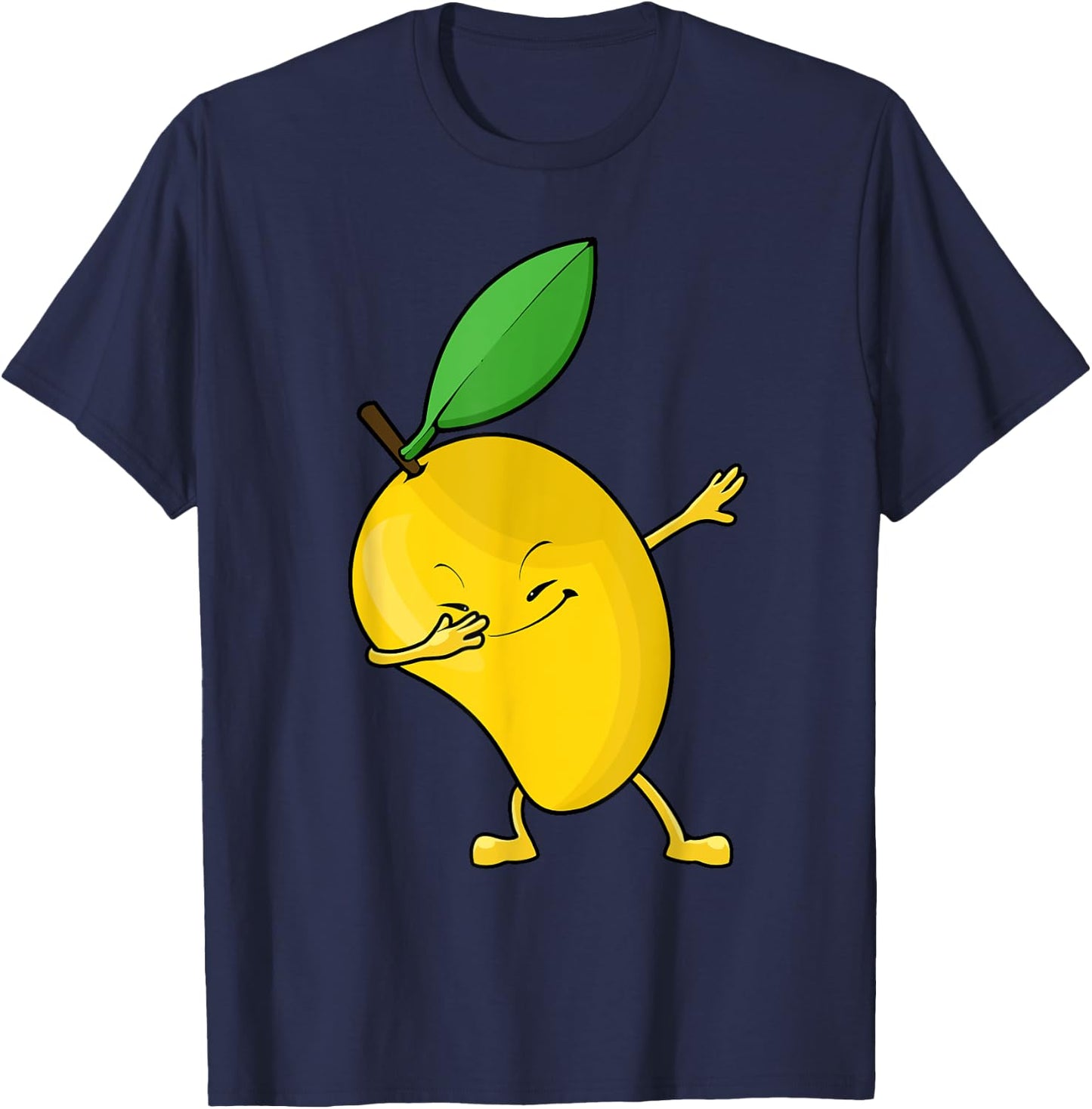 Cool Mango Women Mangos Dabbing Fruit Lovers Vegan T-Shirt - T-Shirt | Navy