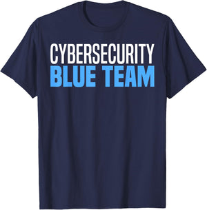 Blue Team Cybersecurity Hacking Ethical Hacker Cybersecurity T-Shirt - T-Shirt | Navy