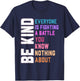 Be Kind Everyone Is Fighting A Battle You Know Nothing About T-Shirt - T-Shirt | Navy