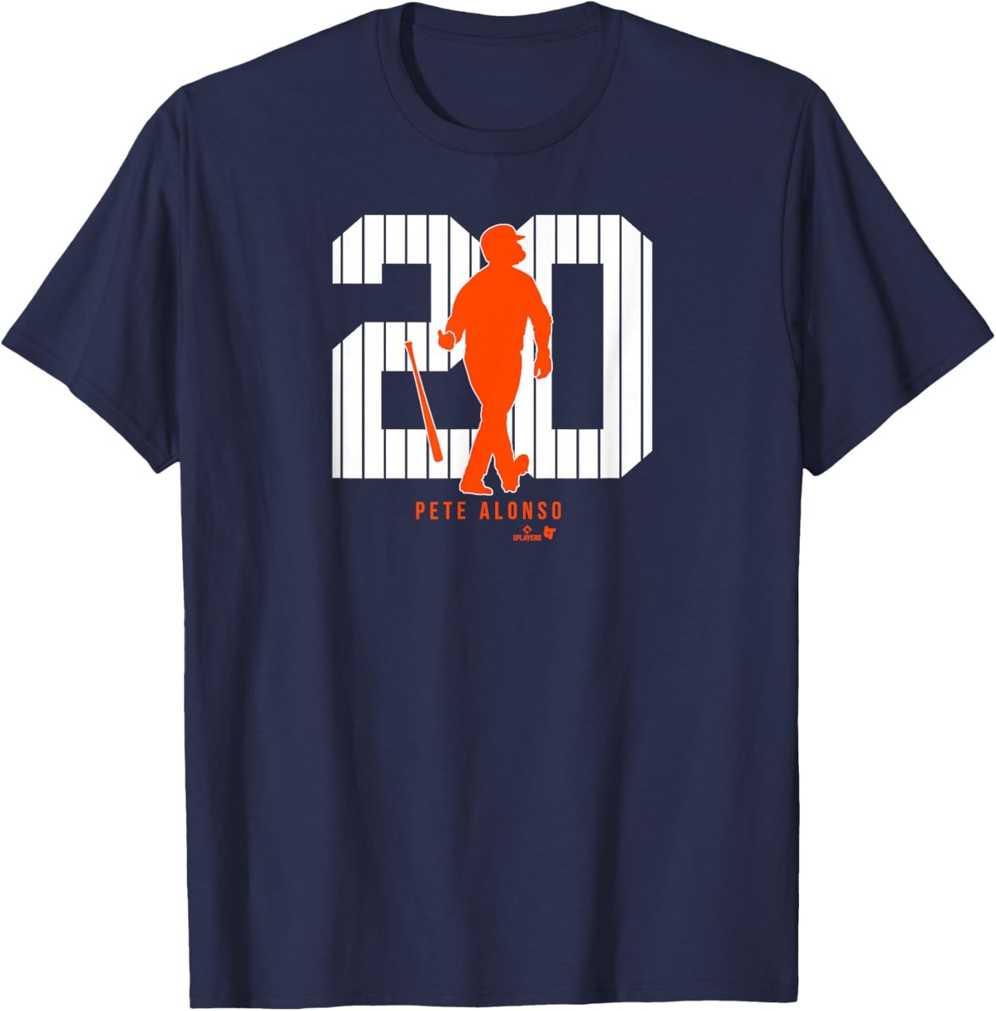 Pete Alonso 20: New York Baseball T-Shirt - T-Shirt | Navy