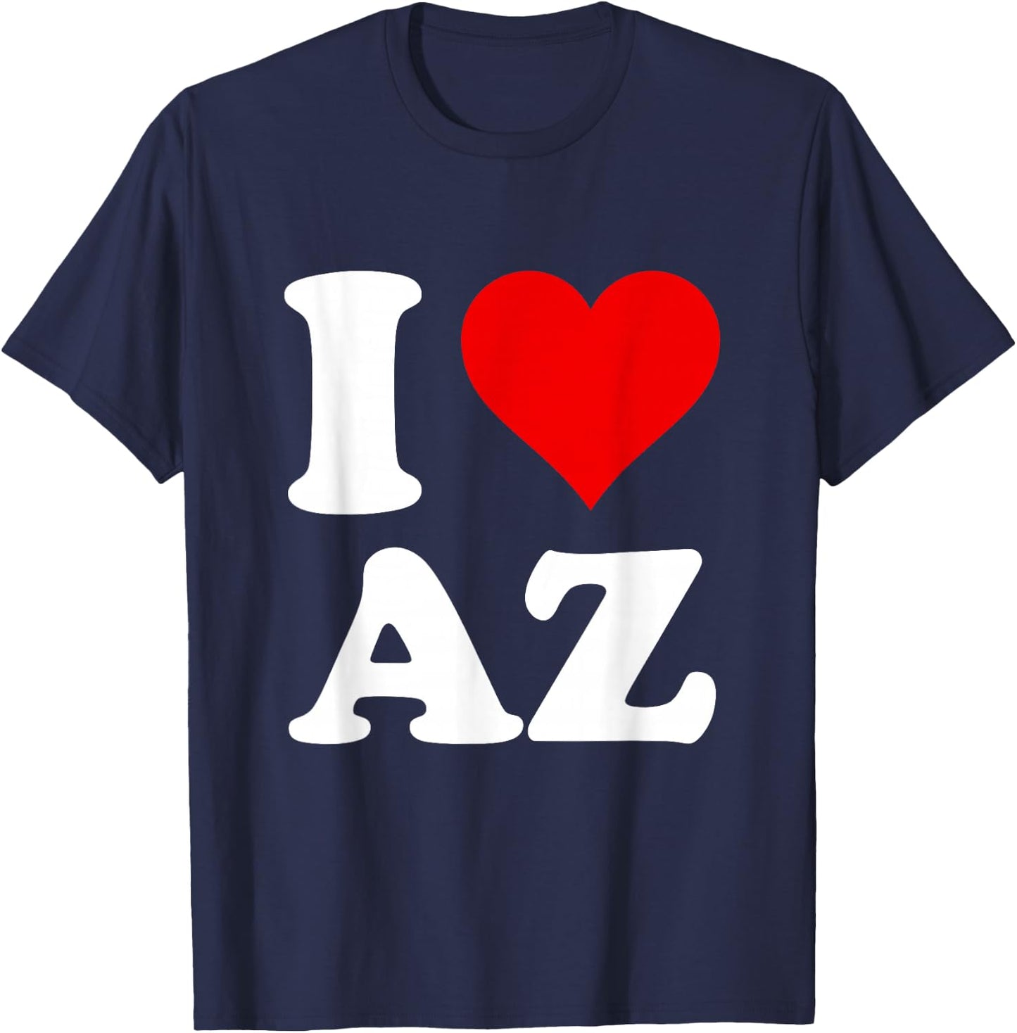 I Love AZ T-Shirt - T-Shirt | Navy