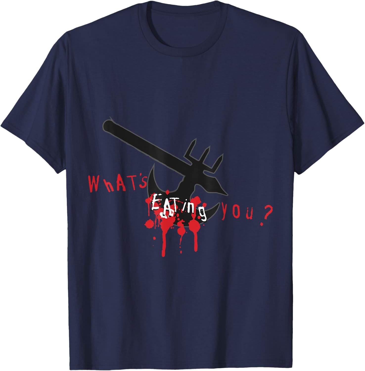 Jeepers Creepers Creepy What's Eating You T-Shirt - T-Shirt | Navy
