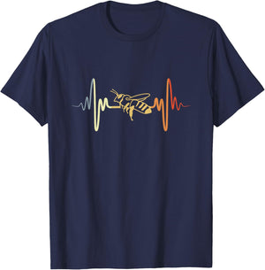 Vintage Bee Beekeeping Lover T-Shirt - T-Shirt | Navy