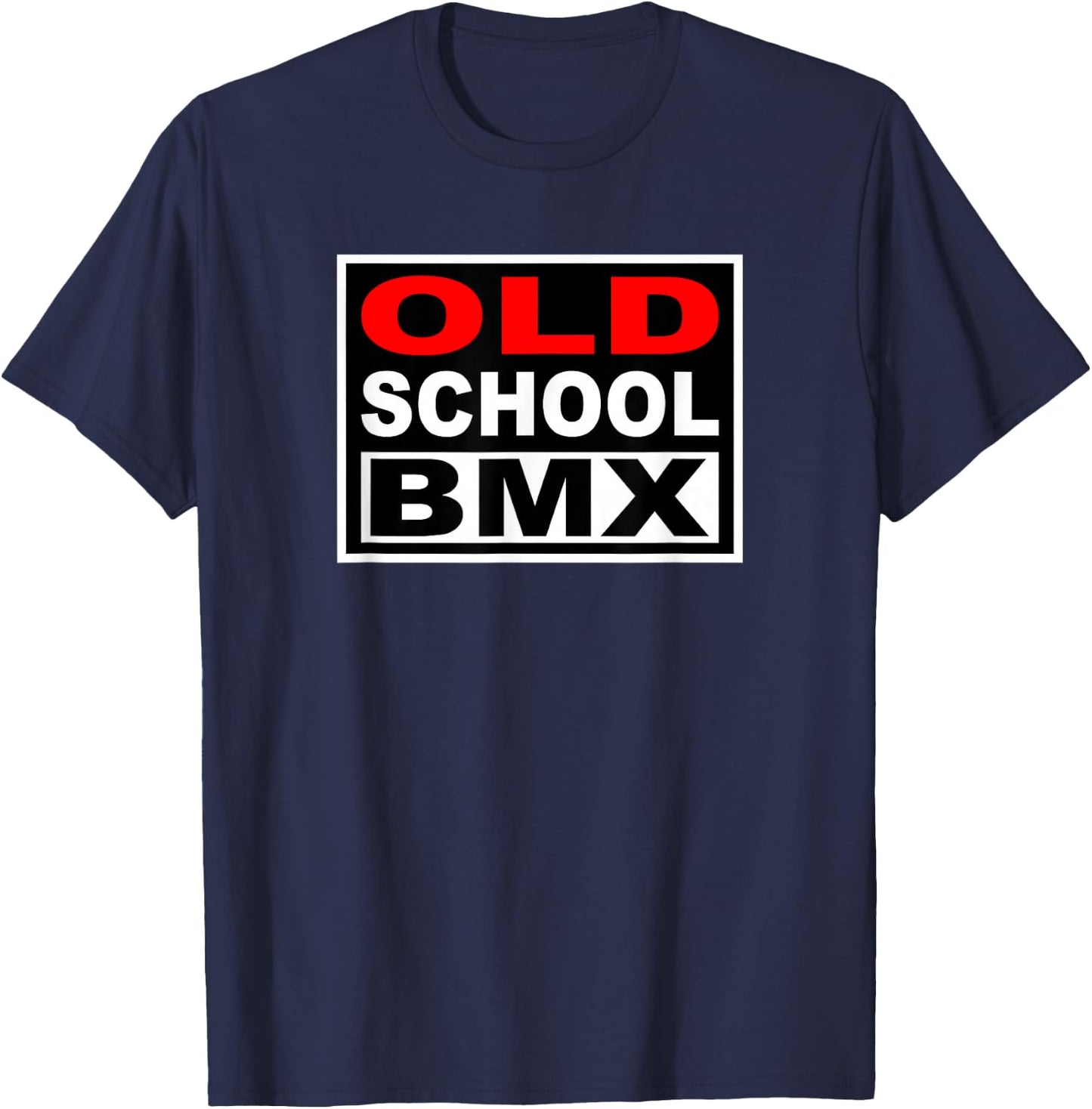 Old School BMX Vintage GT SE Racing Hutch Redline Schwinn T-Shirt - T-Shirt | Navy
