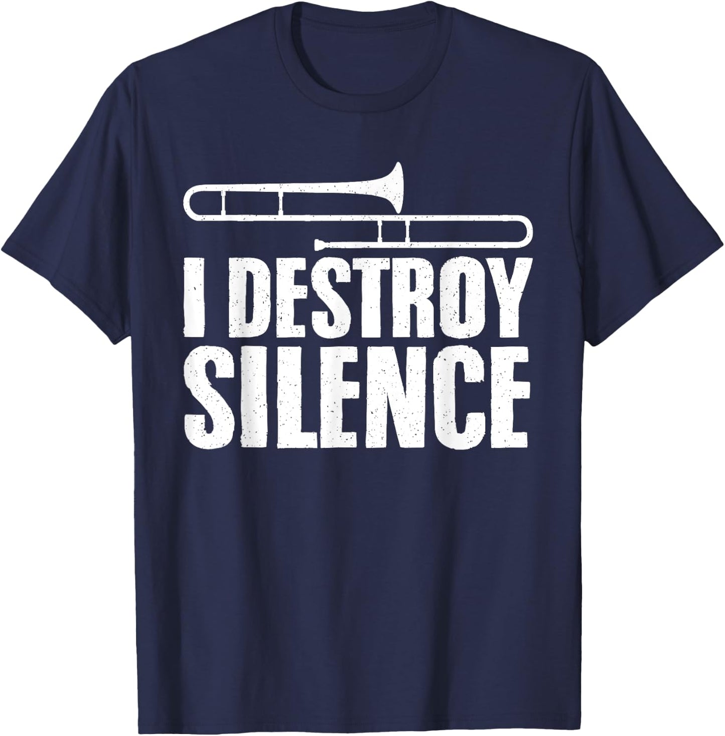 Cool Trombone Art Women Instrument Trombone Player T-Shirt - T-Shirt | Navy