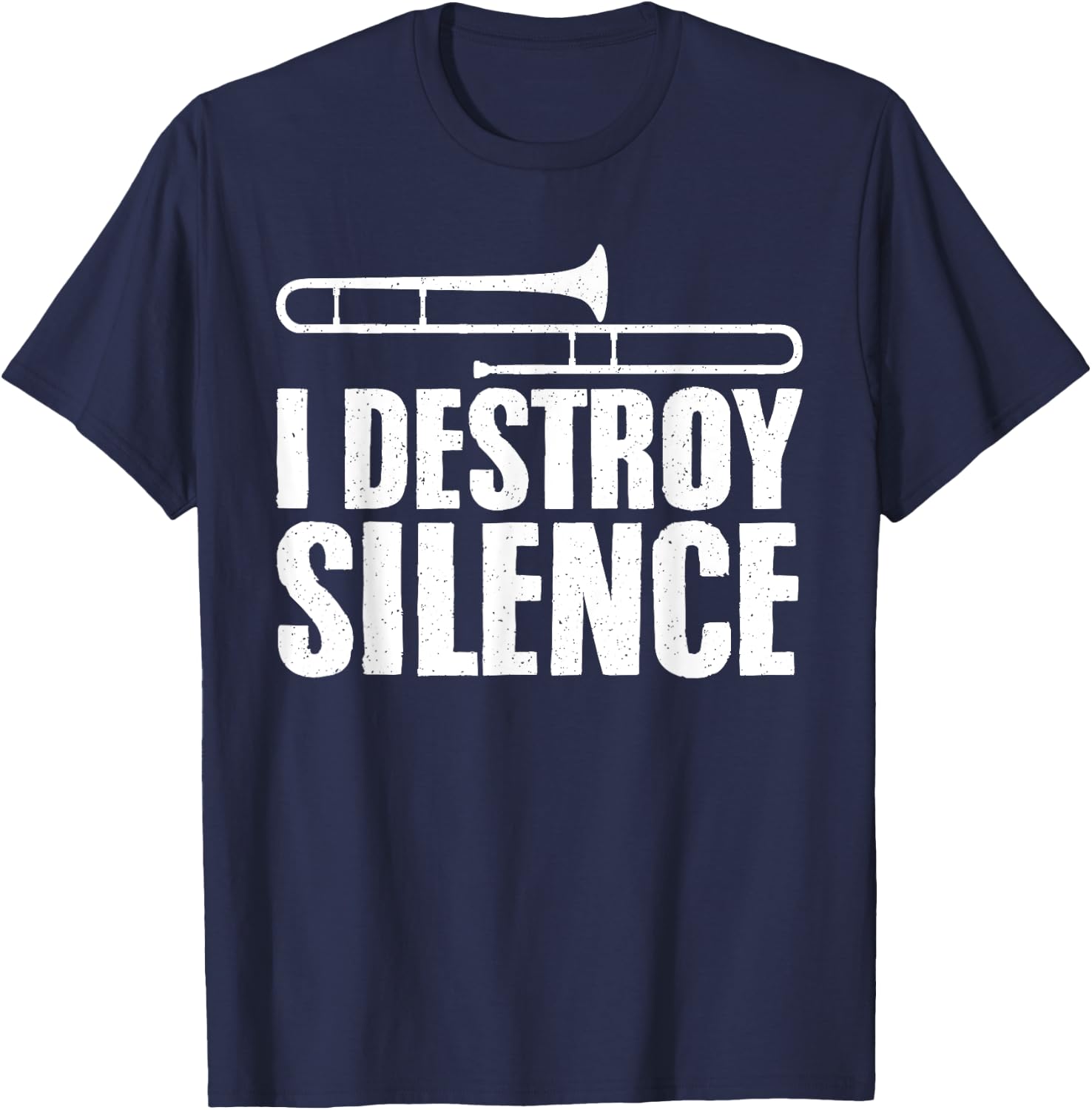 Cool Trombone Art Women Instrument Trombone Player T-Shirt - T-Shirt | Navy