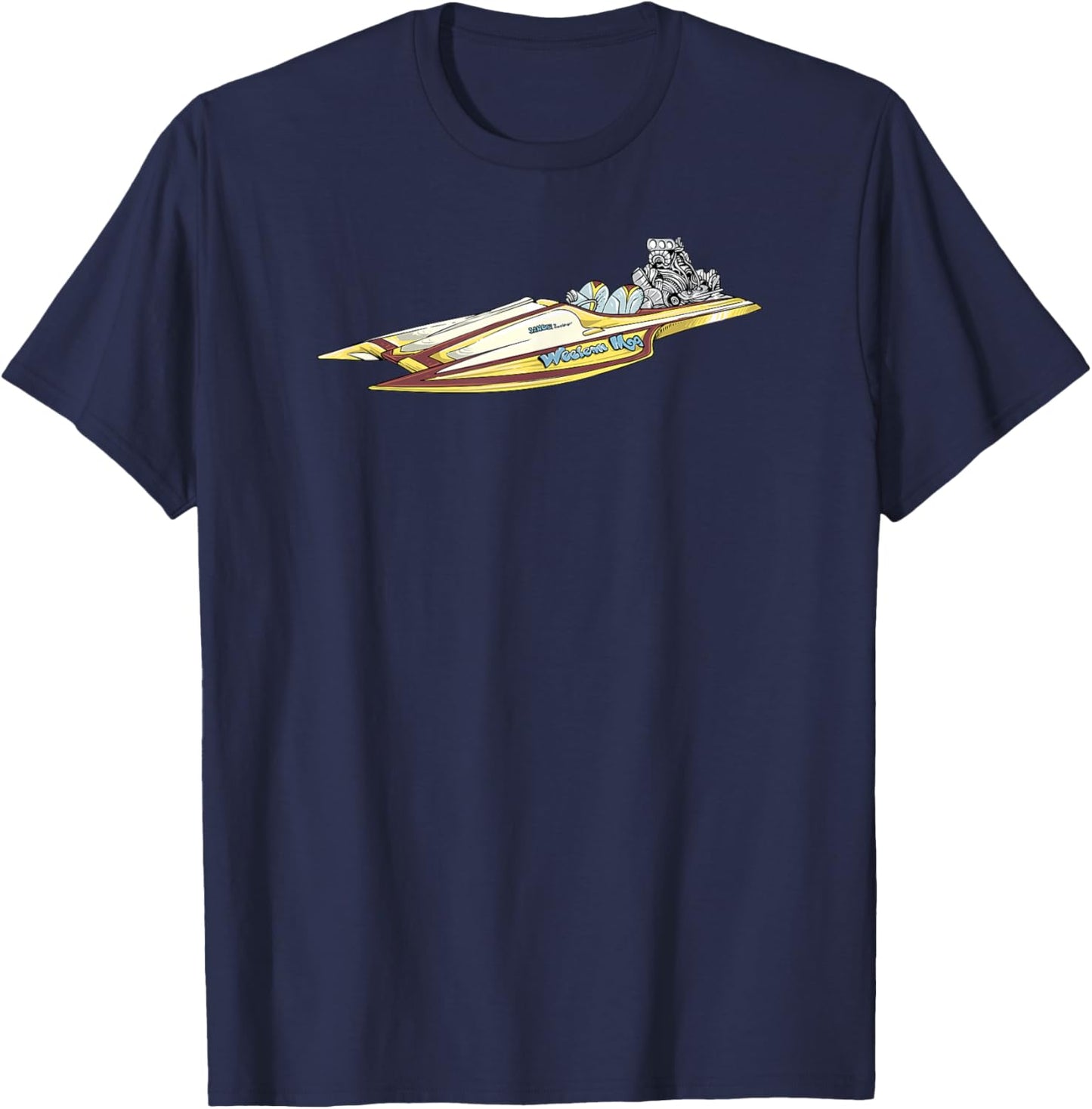 Drag Boat Racing I Drag Boat Driver Speedboat driver T-Shirt - T-Shirt | Navy