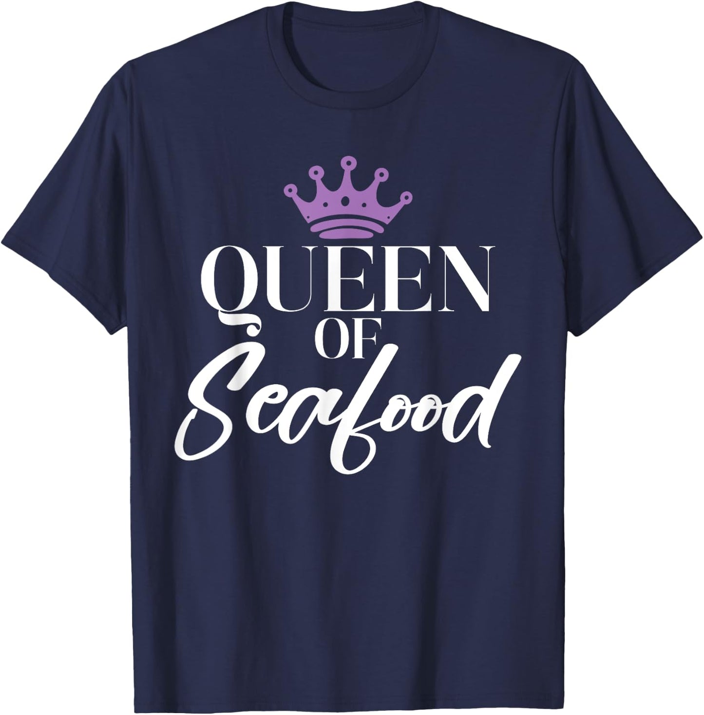 Queen of Seafood T-Shirt - T-Shirt | Navy