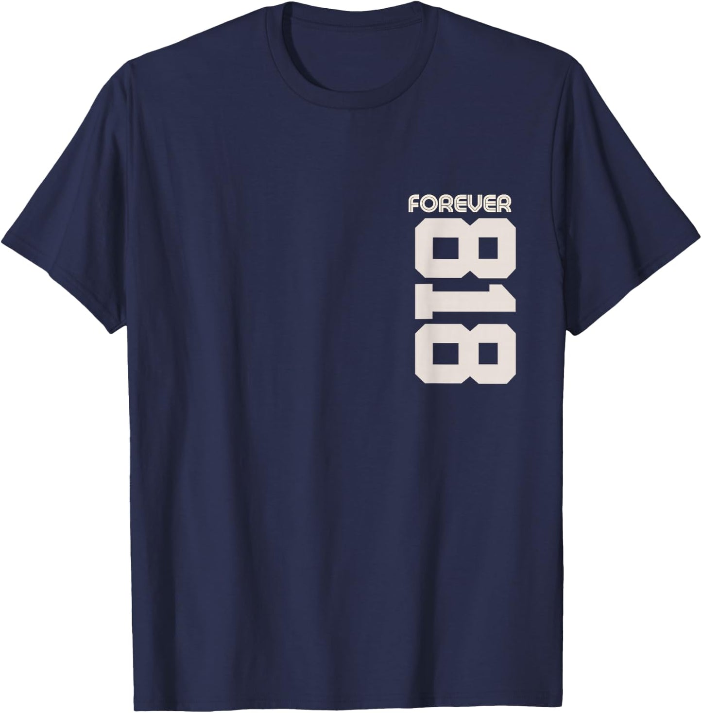 Vintage Forever 818 California Area Code 818 T-Shirt - T-Shirt | Navy