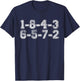 1-8-4-3-6-5-7-2 Firing Order Funny Offensive Rude Engineer T-Shirt - T-Shirt | Navy