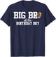Big Brother of the Birthday Boy Football Lover First T-Shirt - T-Shirt | Navy