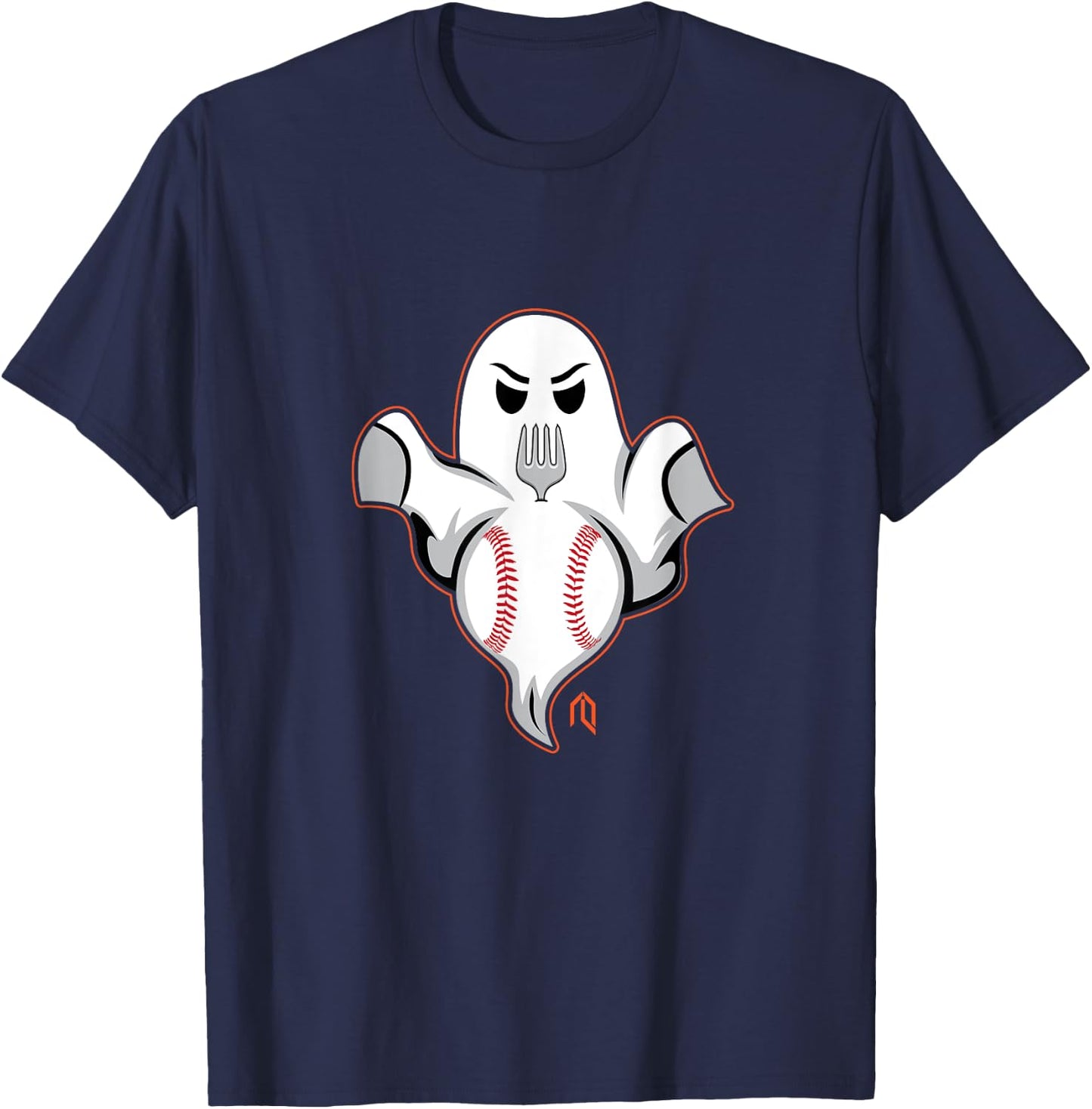 Ghost Forkball T-Shirt - T-Shirt | Navy