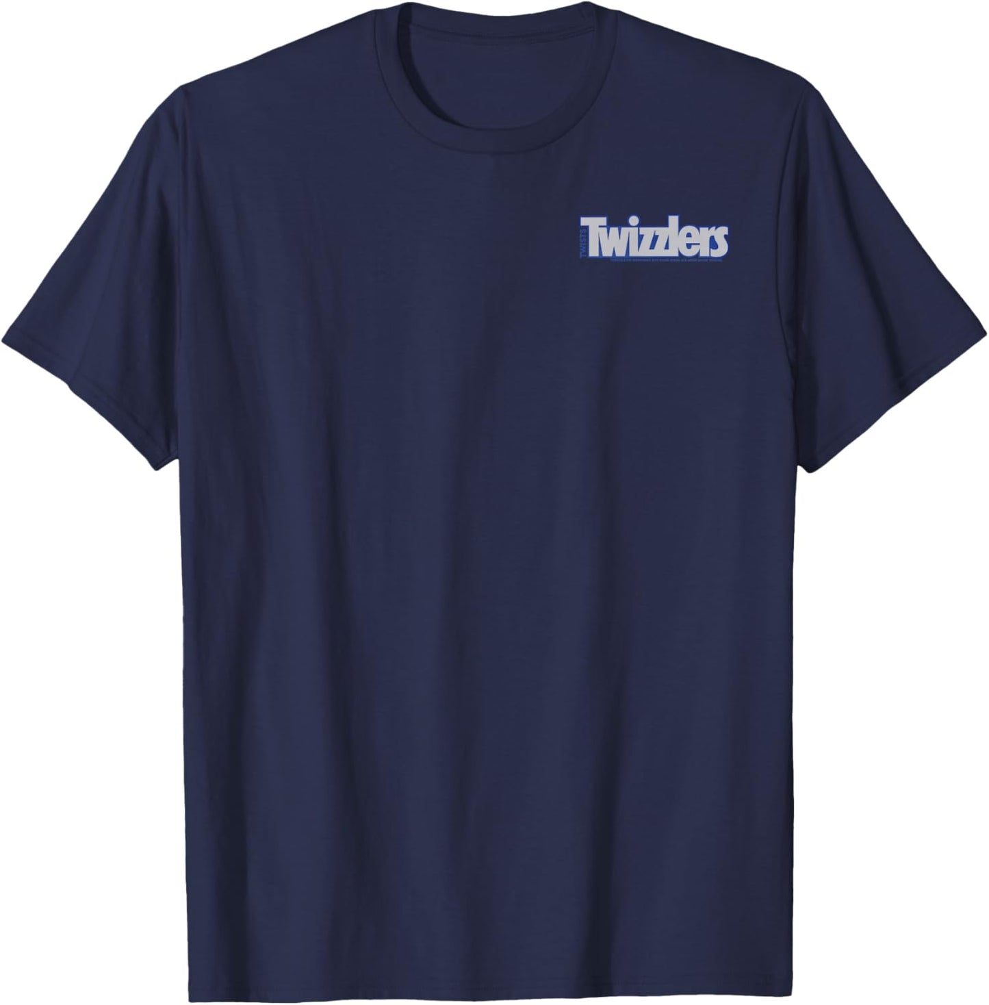 Twizzlers Classic Candy Official Pocket Logo T-Shirt - T-Shirt | Navy