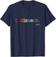 I Dissent RBG Ruth Bader Ginsburg RBG Quote T-Shirt - T-Shirt | Navy
