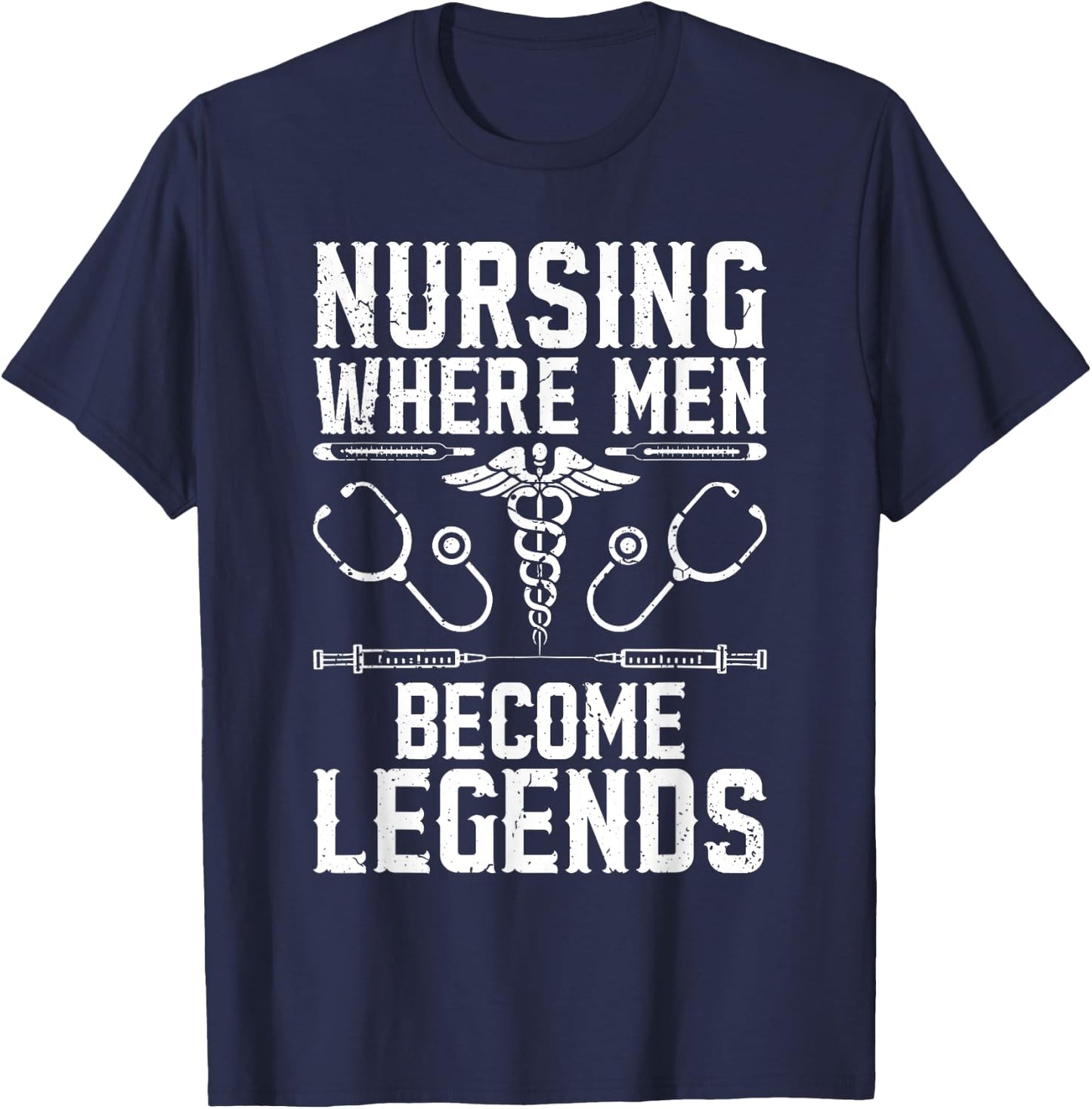 Murse Male Nurse Student Man Nurses Murse RN Graduation Week T-Shirt - T-Shirt | Navy