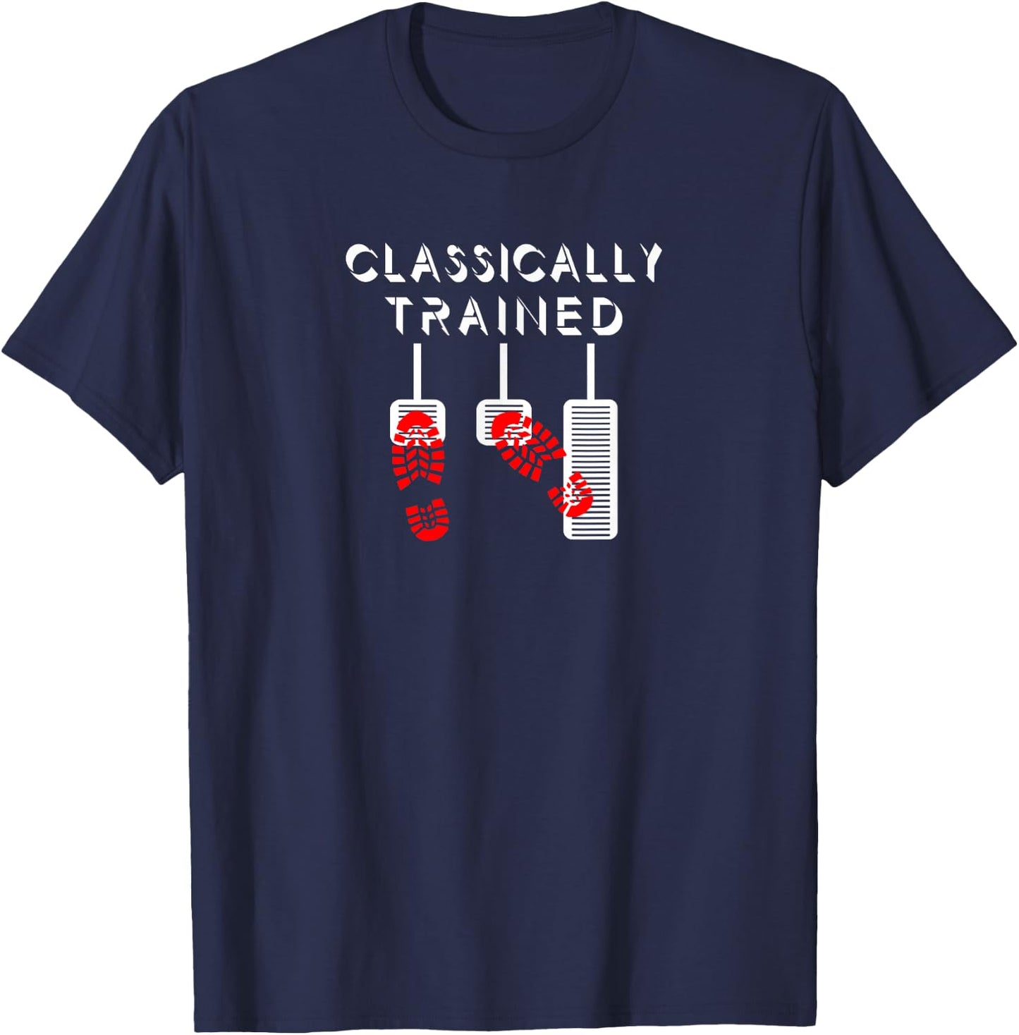 Manual Gear Shift Billet Shift Manual Transmission T-Shirt - T-Shirt | Navy