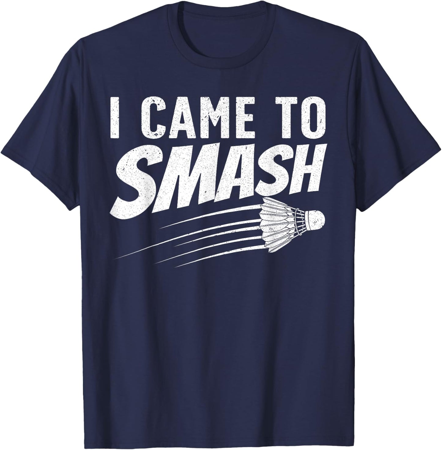 Funny Badminton Design Women Kids Badminton Players T-Shirt - T-Shirt | Navy