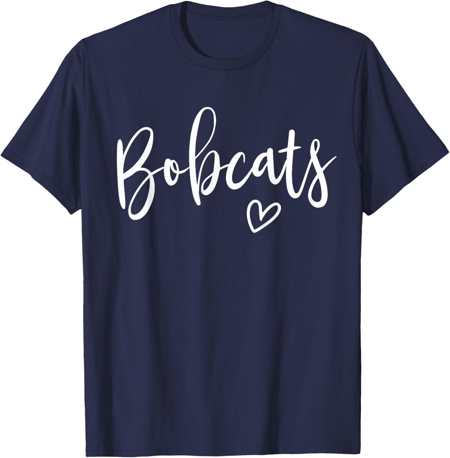 Bobcats High School Bobcats Sports Team Women's Bobcats T-Shirt - T-Shirt | Navy