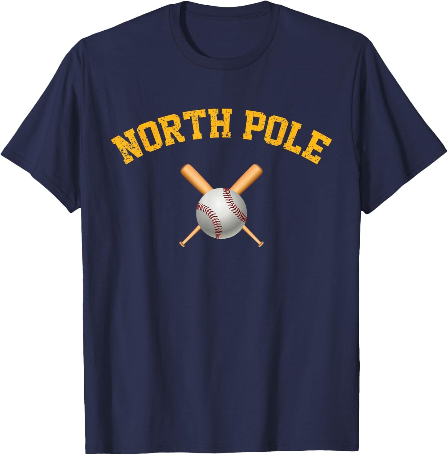 North Pole Baseball T-Shirt - T-Shirt | Navy