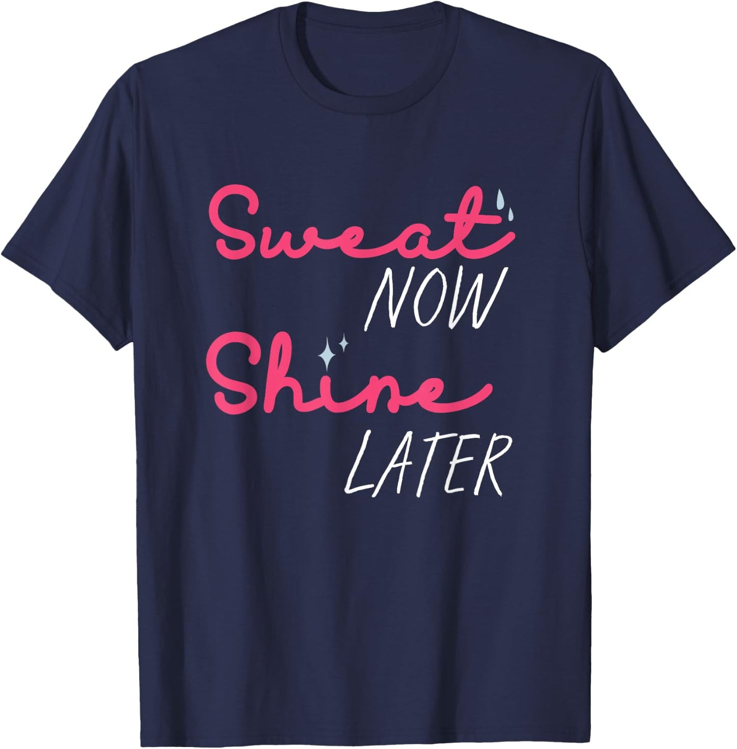Fitness Gym Design For Girls And Women T-Shirt - T-Shirt | Navy