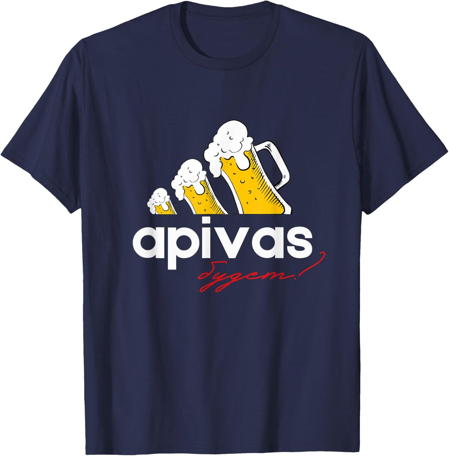 APIVAS Budet Funny Russian T-Shirt - T-Shirt | Navy