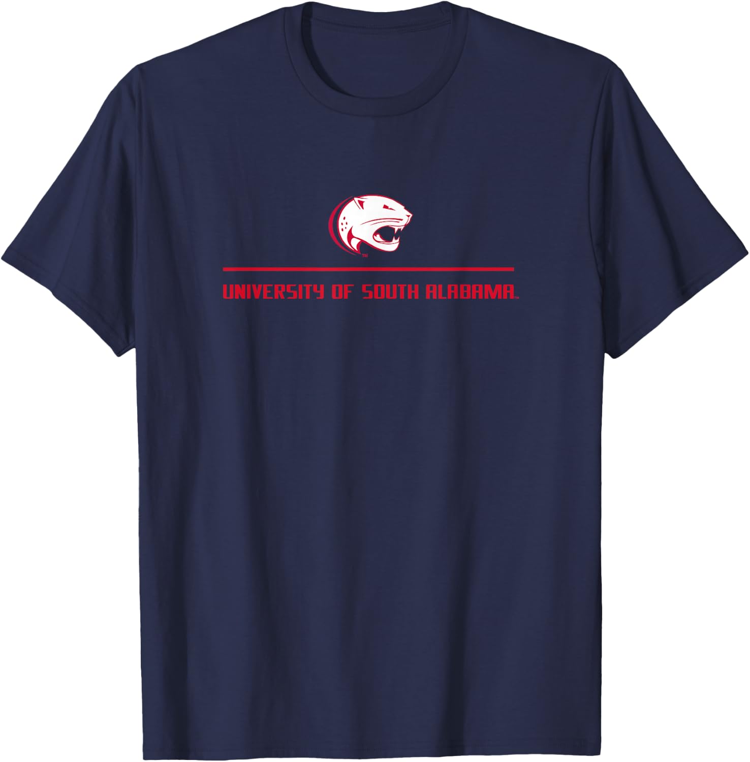 South Alabama Jaguars | NCAA University of Merch | C19GH01 T-Shirt - T-Shirt | Navy