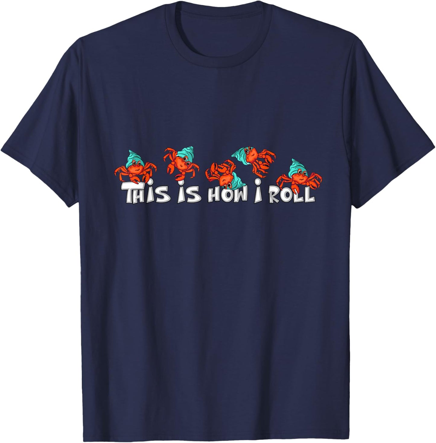 Hermit Crab Lover Kids Pet Funny Hermit Crab T-Shirt - T-Shirt | Navy