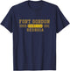 Fort Gordon Georgia Military Base T-Shirt - T-Shirt | Navy