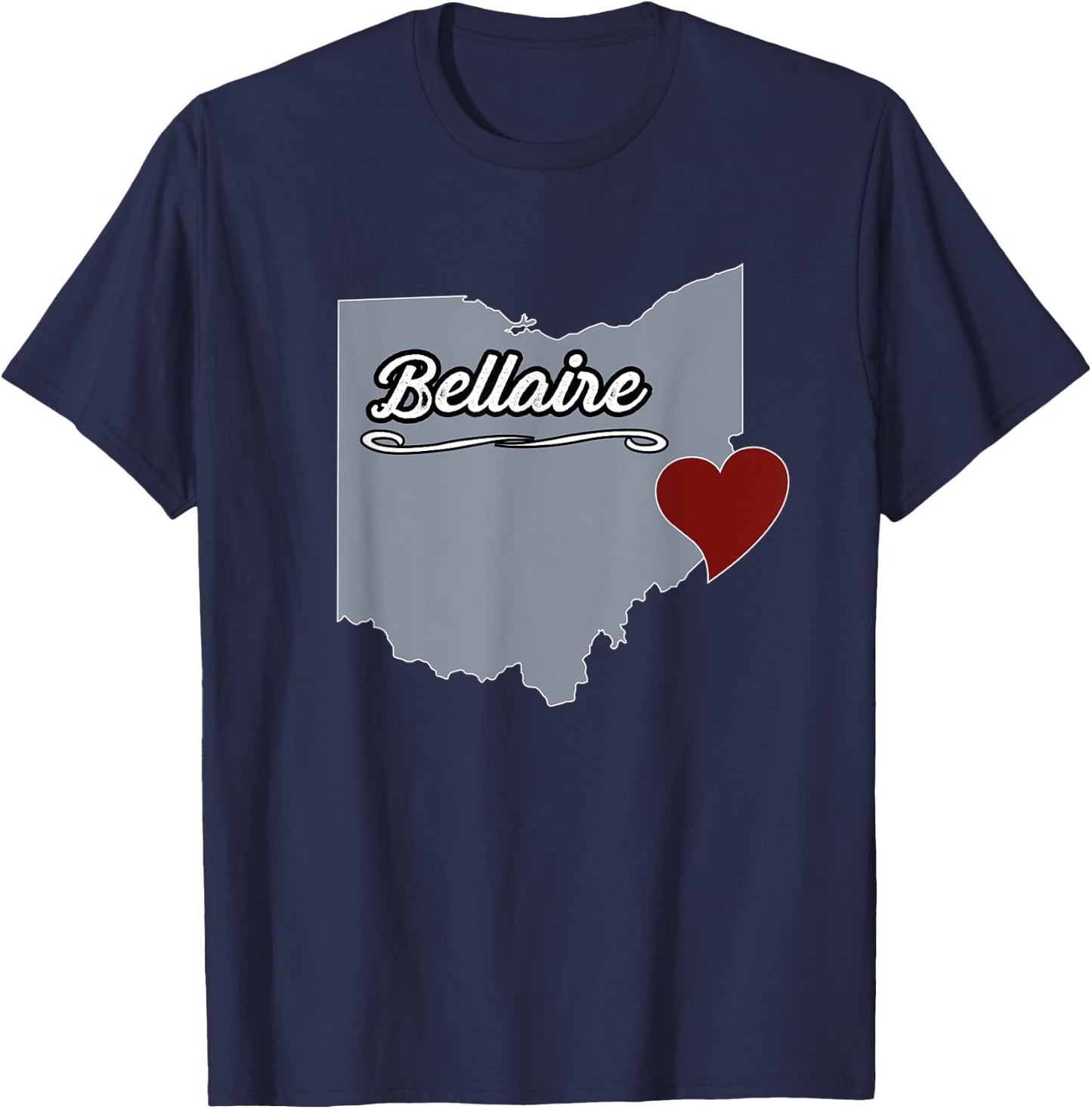 BELLAIRE - Ohio | OH City State USA - Cute Souvenir T-Shirt - T-Shirt | Navy
