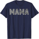 Pit Crew Mama Racing Car Family Matching Birthday Party T-Shirt - T-Shirt | Navy