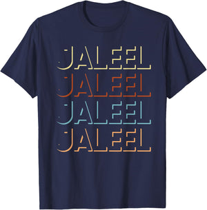 Jaleel First Name My Personalized Named T-Shirt - T-Shirt | Navy