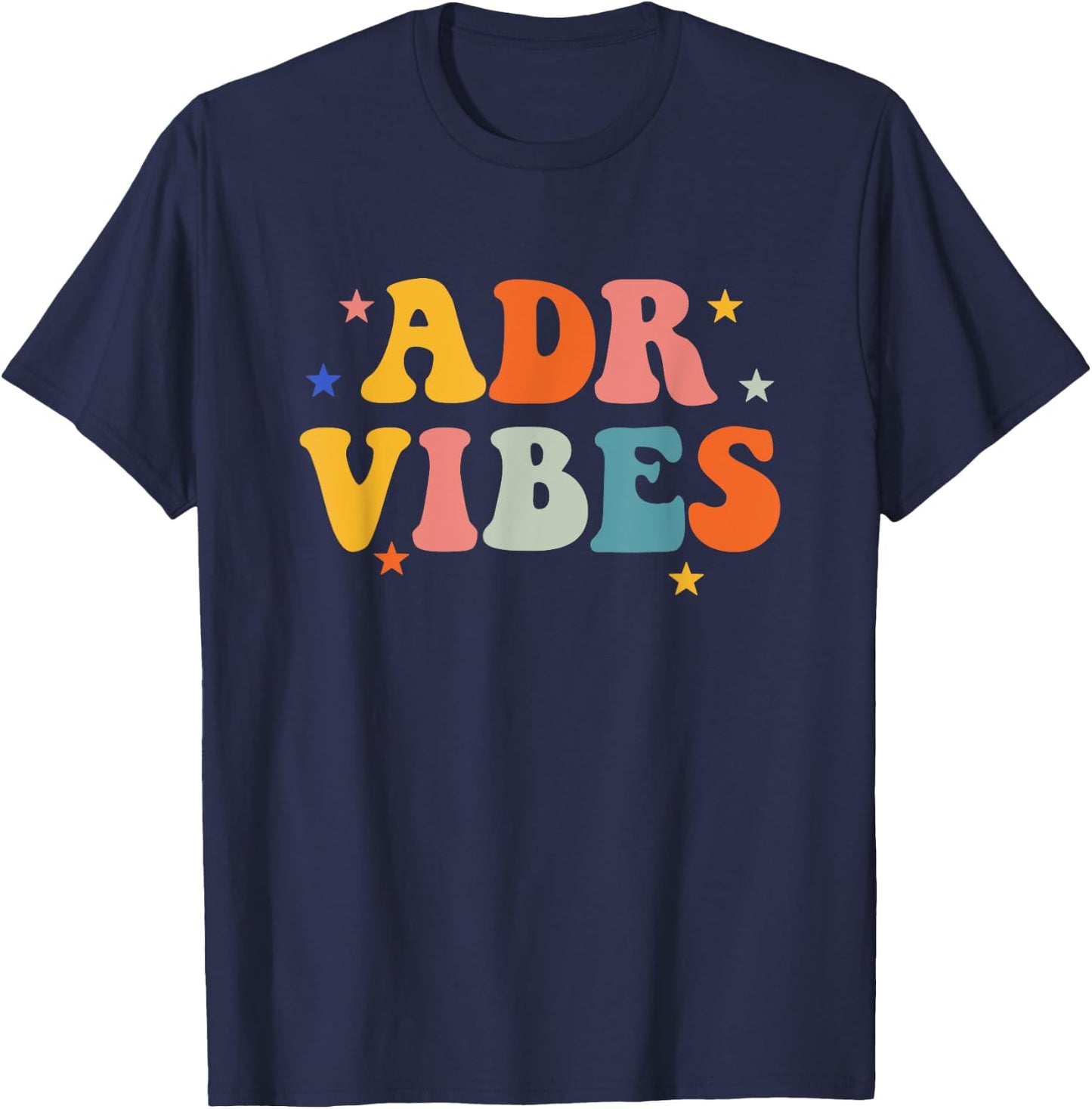 Vet Tech ADR Vibes Veterinarian Veterinary Assistant T-Shirt - T-Shirt | Navy