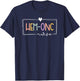 Retro Hem-Onc Hematology Oncology Pediatric Rainbow Nurse T-Shirt - T-Shirt | Navy