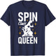 Spin Class Queen - Cyclist Lover Indoor Spinning Gym Fitness T-Shirt - T-Shirt | Navy