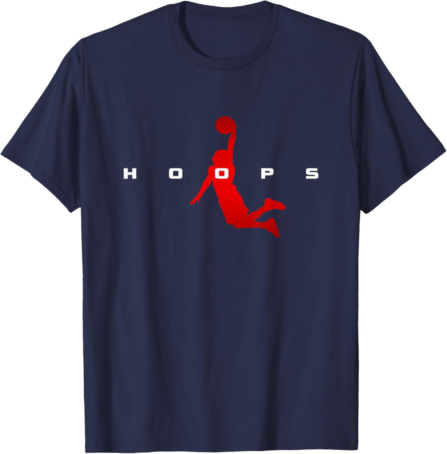 Hoops Basketball Apparel - Basketball Small T-Shirt - T-Shirt | Navy