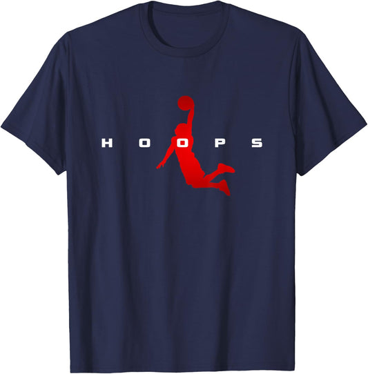 Hoops Basketball Apparel - Basketball Small T-Shirt - T-Shirt | Navy