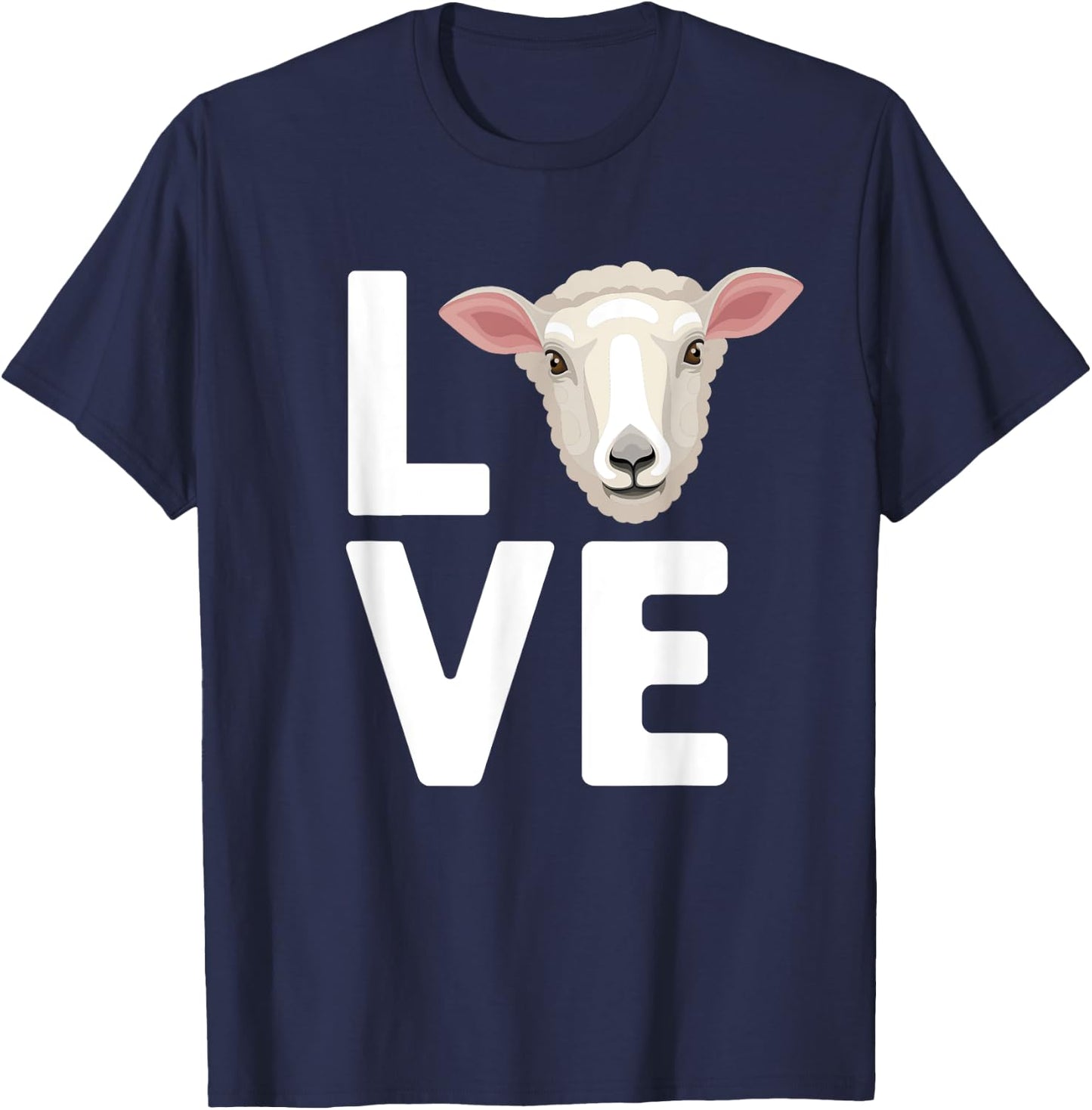 Cool Sheep Women Sheep Lovers Livestock Farmer Lamb T-Shirt - T-Shirt | Navy