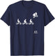 E.T. the Extra-Terrestrial Bike Chase Silhouette T-Shirt - T-Shirt | Navy