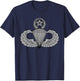 US Army Jumpmaster Badge - Airborne Wings Master Parachutist T-Shirt - T-Shirt | Navy