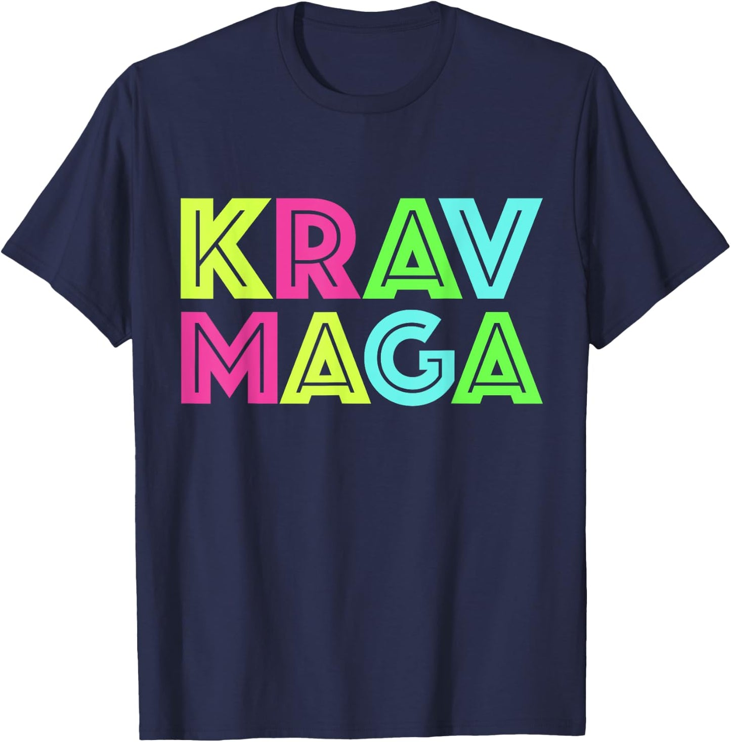 Krav Maga Apparel Israeli Self Defense System Krav Maga T-Shirt - T-Shirt | Navy