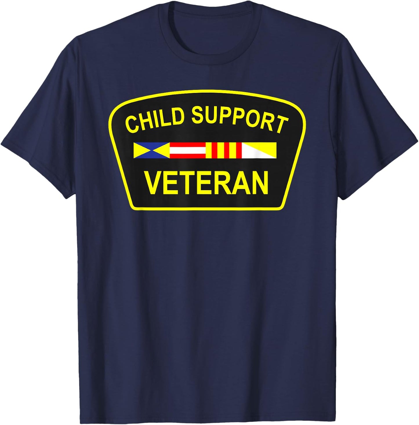 Child Support Veteran T-Shirt - T-Shirt | Navy