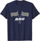 Pit Crew Bro Racing Car Family Matching Birthday Party T-Shirt - T-Shirt | Navy