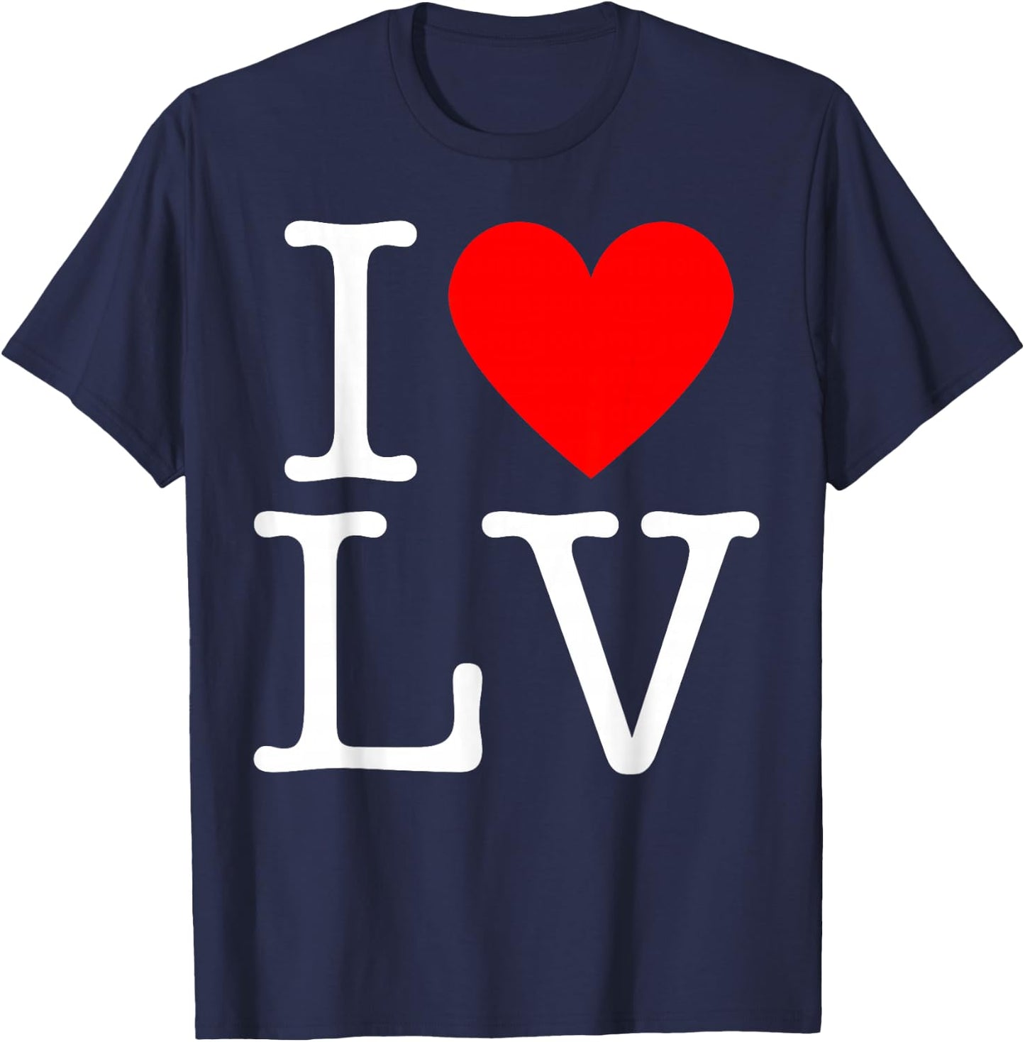 I Heart Las Vegas - I Love LV T-Shirt - T-Shirt | Navy