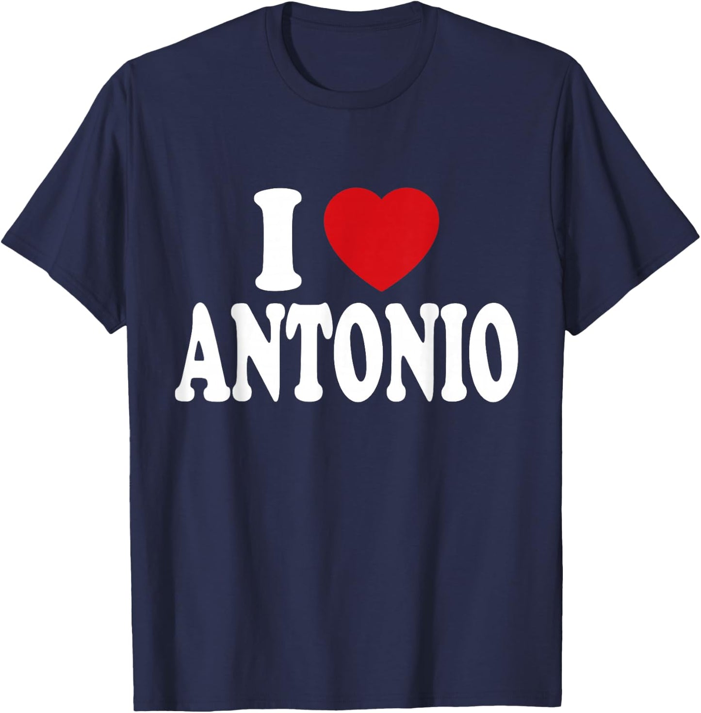 I Heart Love Antonio T-Shirt - T-Shirt | Navy