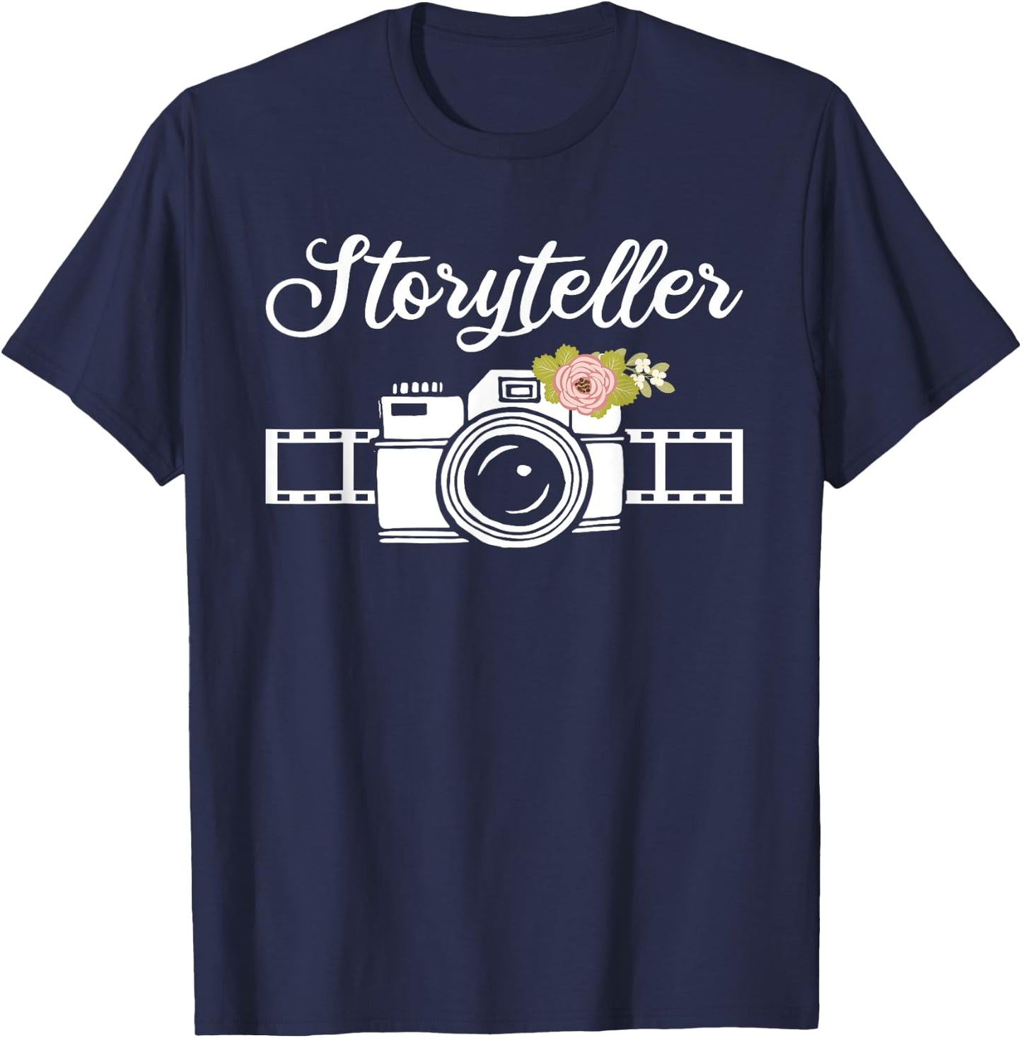 Funny Photography Art Women Photographer Camera Film T-Shirt - T-Shirt | Navy
