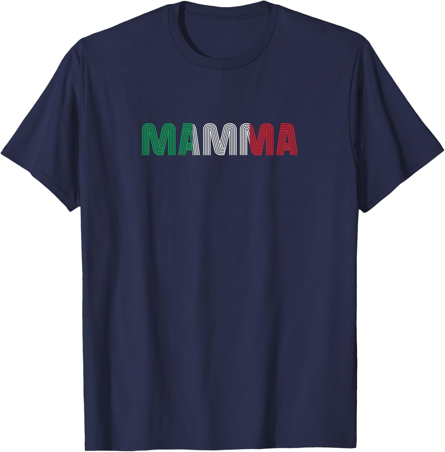 Mom Italian Family Culture Italy Country Mamma T-Shirt - T-Shirt | Navy