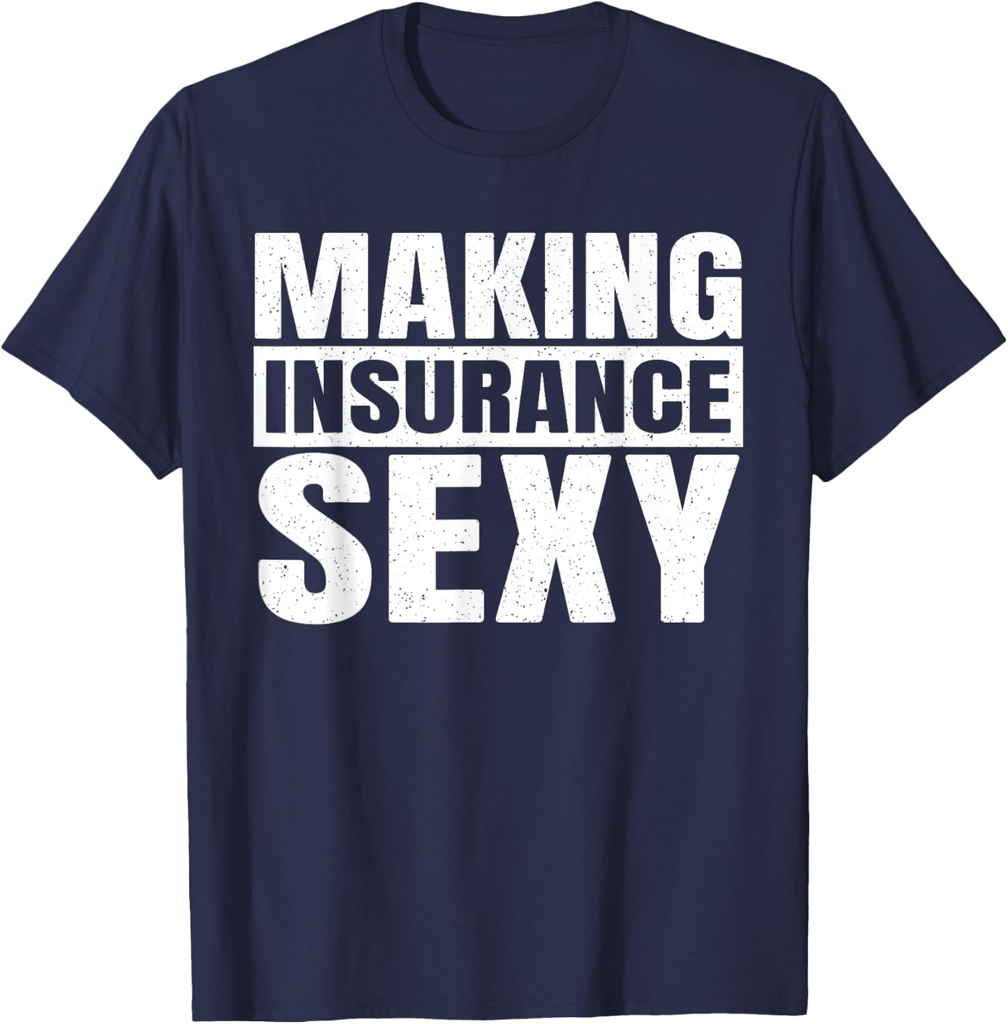 Funny Insurance Agent Art Women Insurance Advisor T-Shirt - T-Shirt | Navy