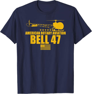 Bell 47 T-Shirt - T-Shirt | Navy