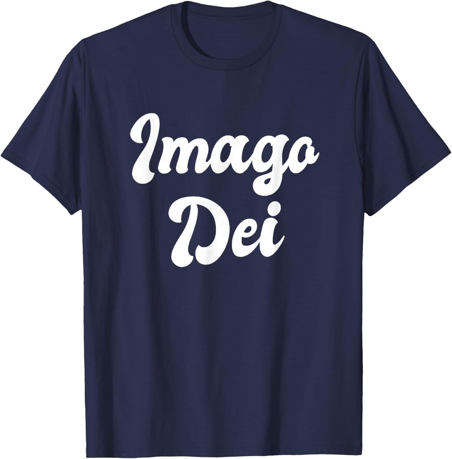 Imago Dei Image Of God Creation Scripture Genesis Theology T-Shirt - T-Shirt | Navy